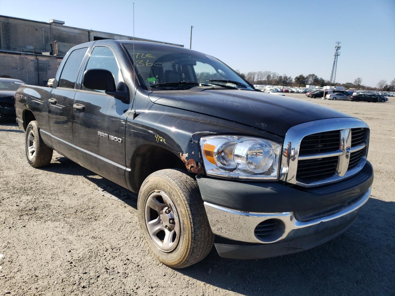 DODGE RAM 2007 with VIN 1D7HU18N97J614438 - Photo from auction