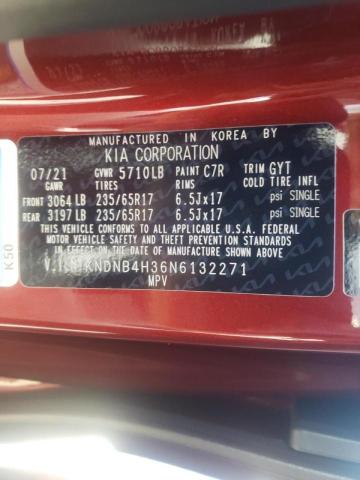 Photo 10 from auction – 2022 KIA CARNIVAL L with VIN KNDNB4H36N6132271