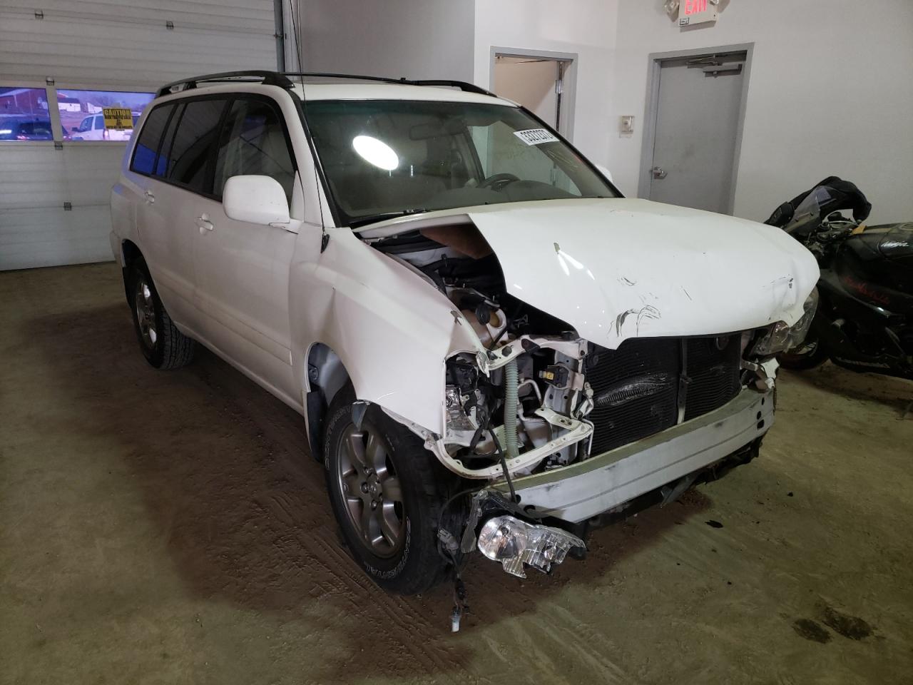 TOYOTA HIGHLANDER 2006 with VIN JTEGP21A260125275 - Photo from auction