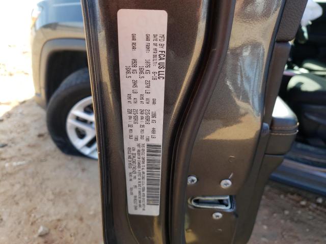 Photo 10 from auction – 2018 JEEP COMPASS SP with VIN 3C4NJCAB7JT461429