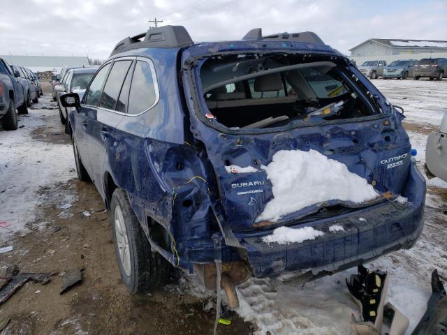 Photo 3 from auction – 2017 SUBARU OUTBACK 2. with VIN 4S4BSACC9H3360887