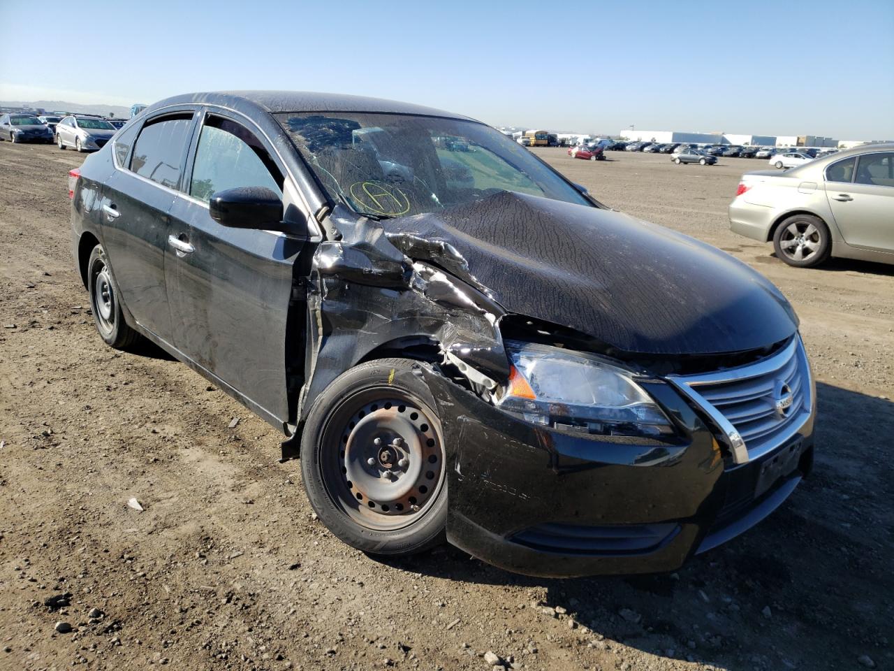 NISSAN SENTRA S 2015 with VIN 3N1AB7AP9FL684130 - Photo from auction