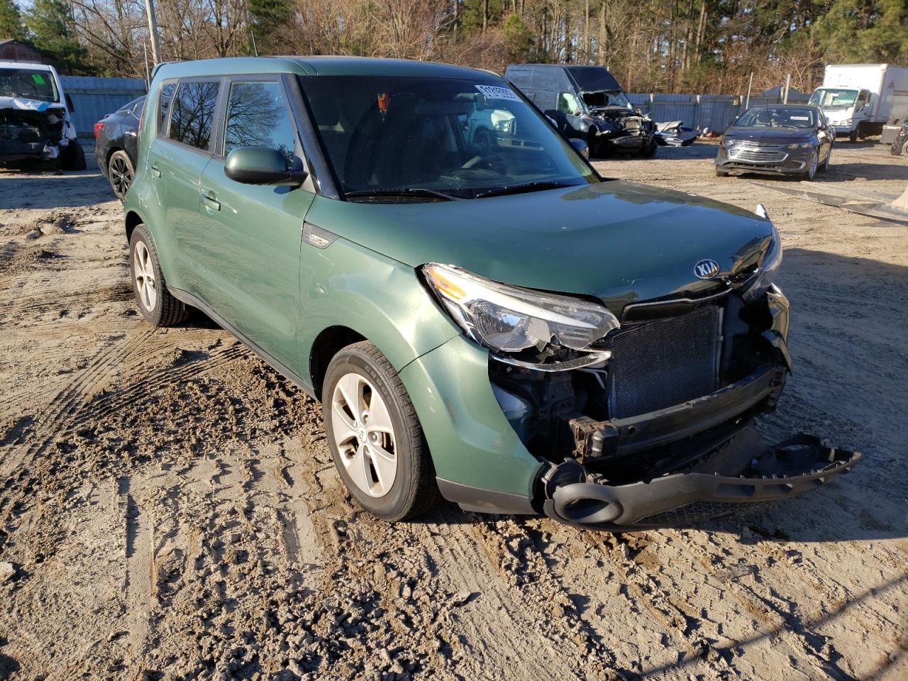 KIA SOUL 2014 with VIN KNDJN2A23E7046938 - Photo from auction
