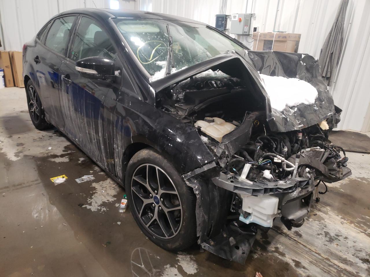 FORD FOCUS SEL 2017 with VIN 1FADP3H24HL339168 - Photo from auction