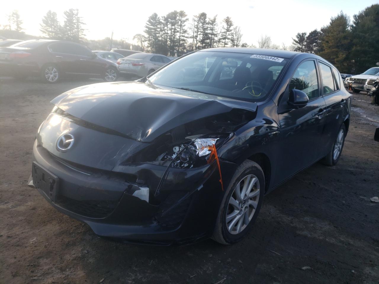 Photo 2 from auction – 2013 MAZDA 3 I with VIN JM1BL1L80D1711902