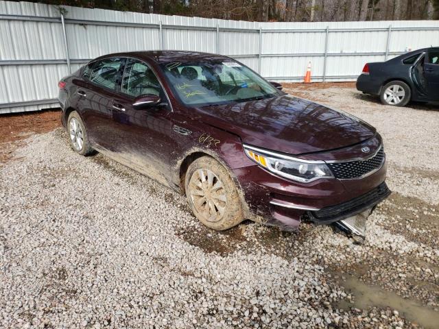 KIA OPTIMA EX 2016 with VIN 5XXGU4L35GG090867 - Photo from auction