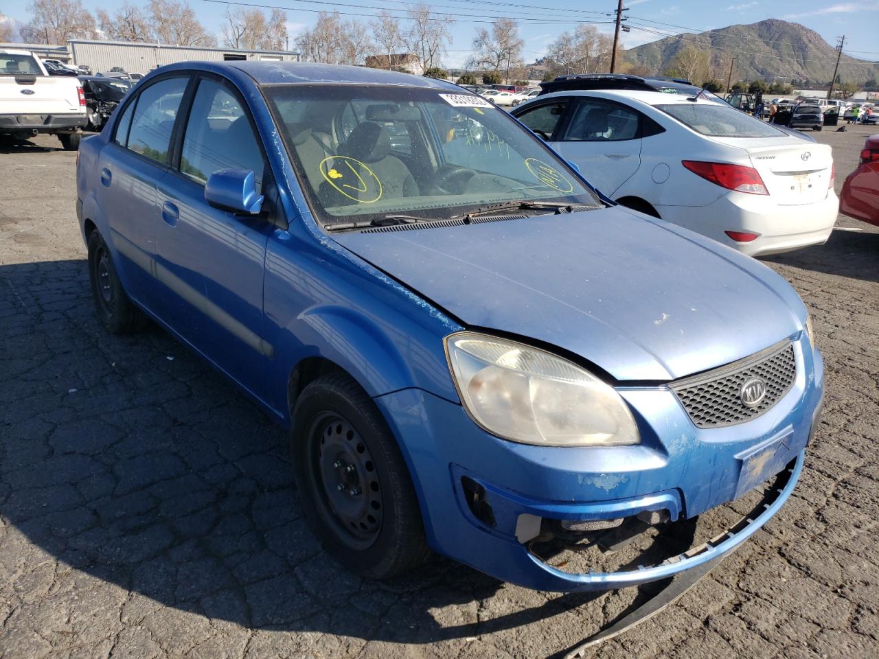 KIA RIO 2006 with VIN KNADE123766177177 - Photo from auction