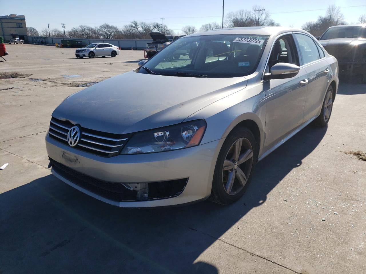 Photo 2 from auction – 2012 VOLKSWAGEN PASSAT SE with VIN 1VWBP7A38CC044916