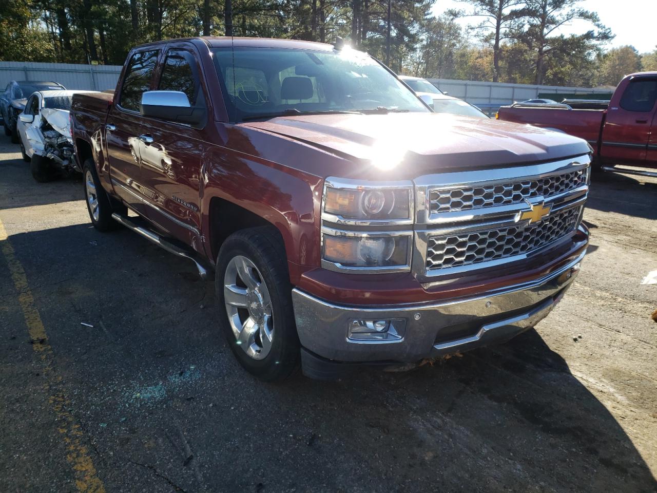 CHEVROLET SILVERADO 2015 with VIN 3GCPCSEC8FG163830 - Photo from auction