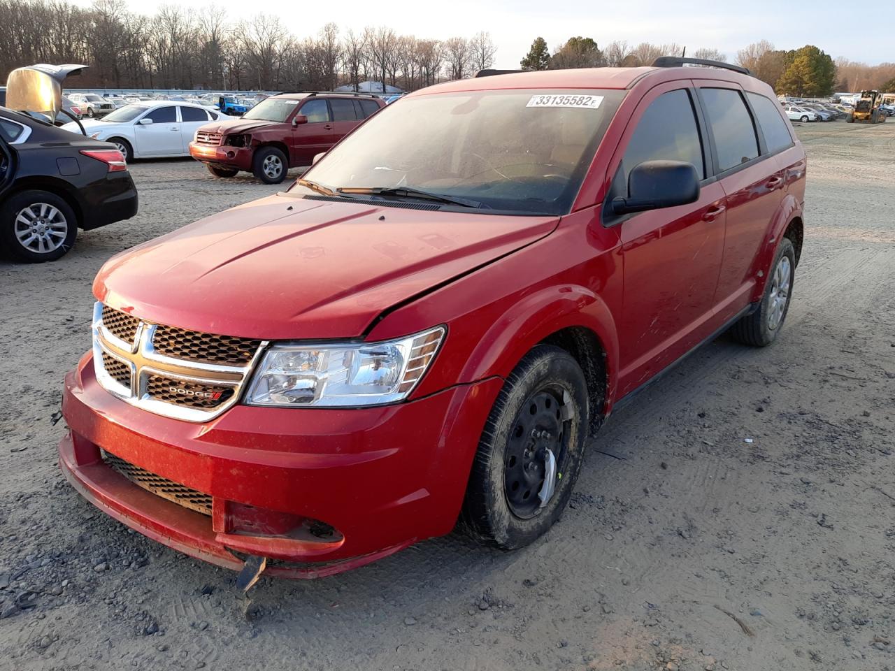 Photo 2 from auction – 2018 DODGE JOURNEY SE with VIN 3C4PDCAB4JT474218