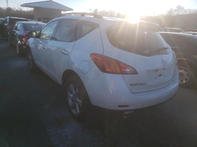 Photo 3 from auction – 2009 NISSAN MURANO S with VIN JN8AZ18W59W154775