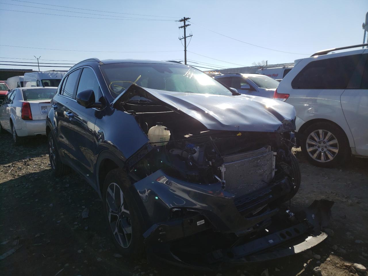 KIA SPORTAGE E 2020 with VIN KNDPNCAC3L7830011 - Photo from auction