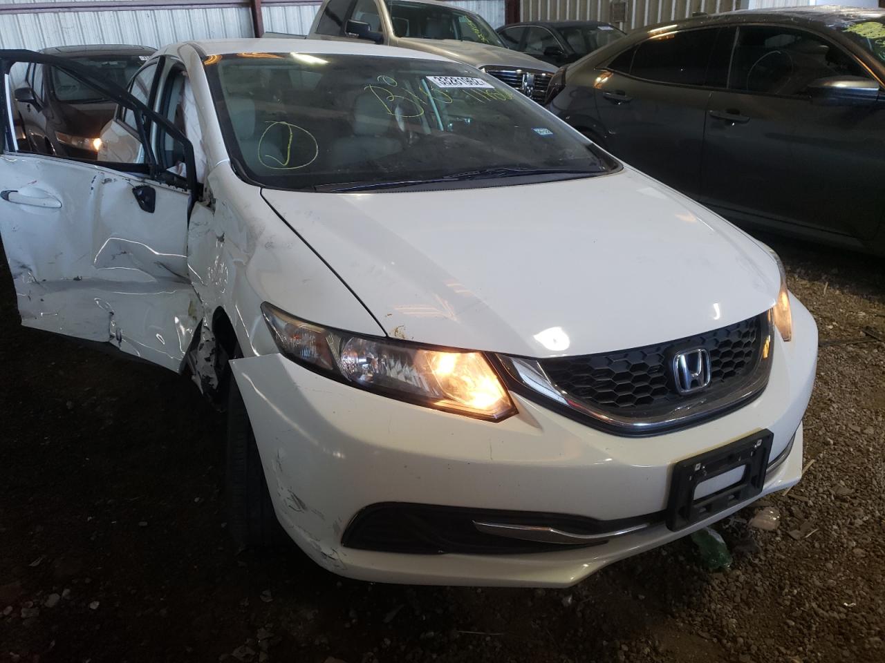 HONDA CIVIC LX 2015 with VIN 19XFB2F54FE111864 - Photo from auction