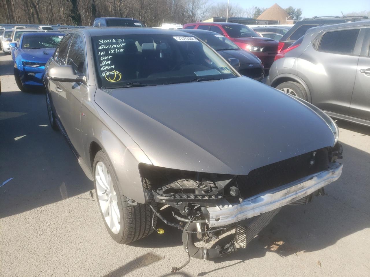 AUDI A4 PREMIUM 2014 with VIN WAUBFAFL7EN042008 - Photo from auction