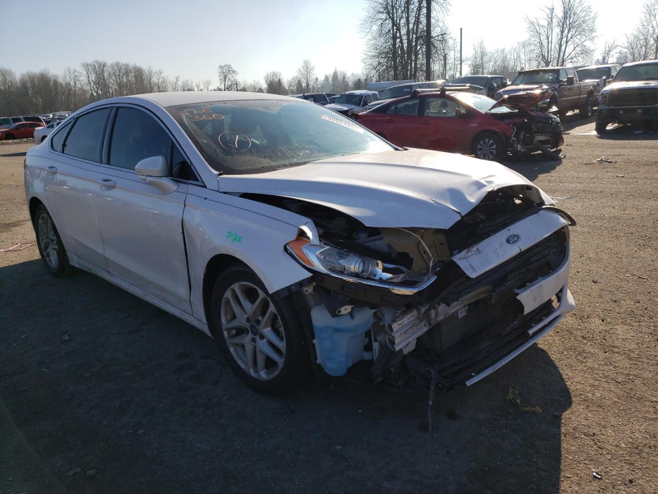 FORD FUSION SE 2014 with VIN 3FA6P0H97ER360825 - Photo from auction