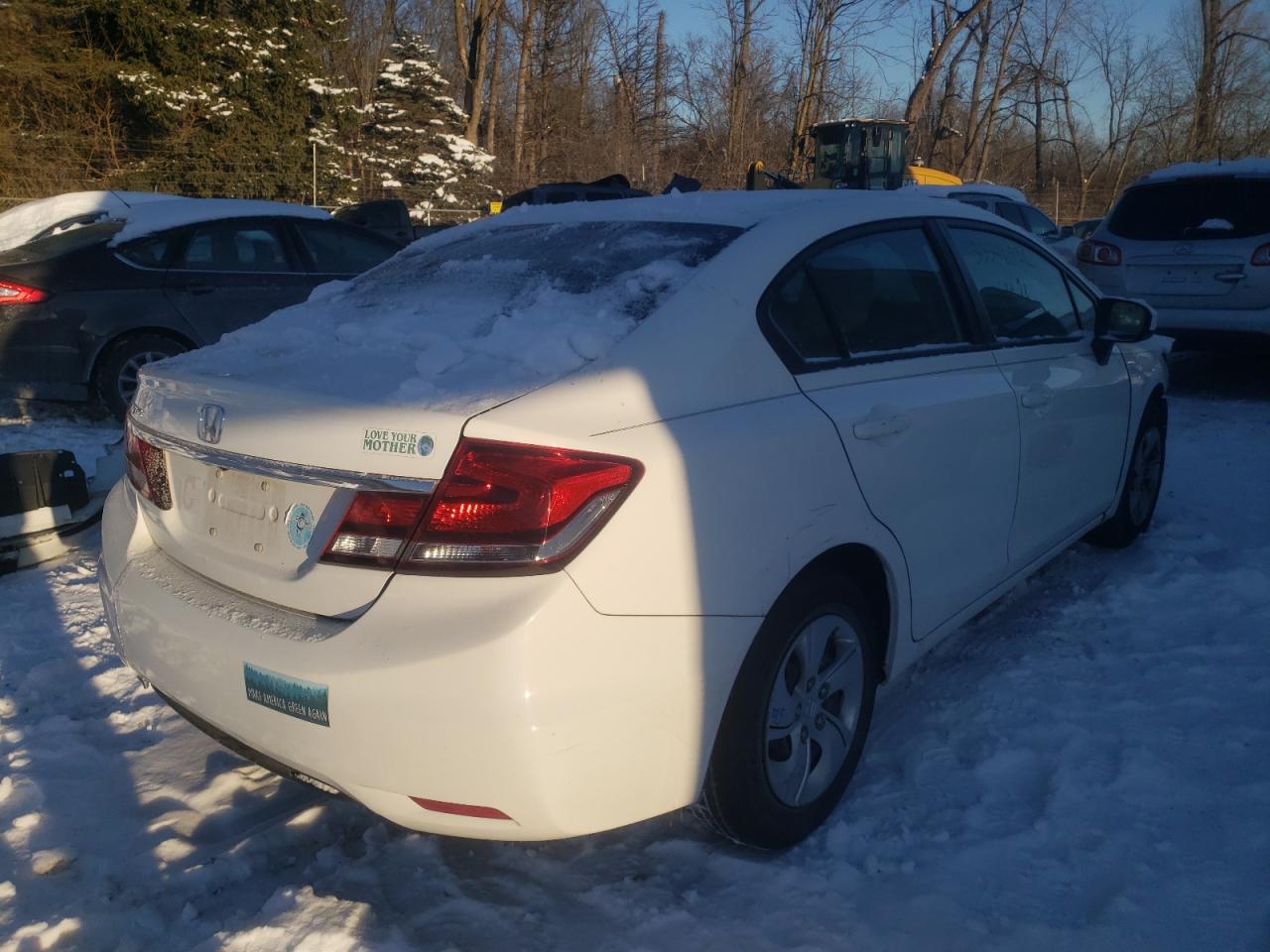Photo 4 from auction – 2014 HONDA CIVIC LX with VIN 19XFB2F54EE081327