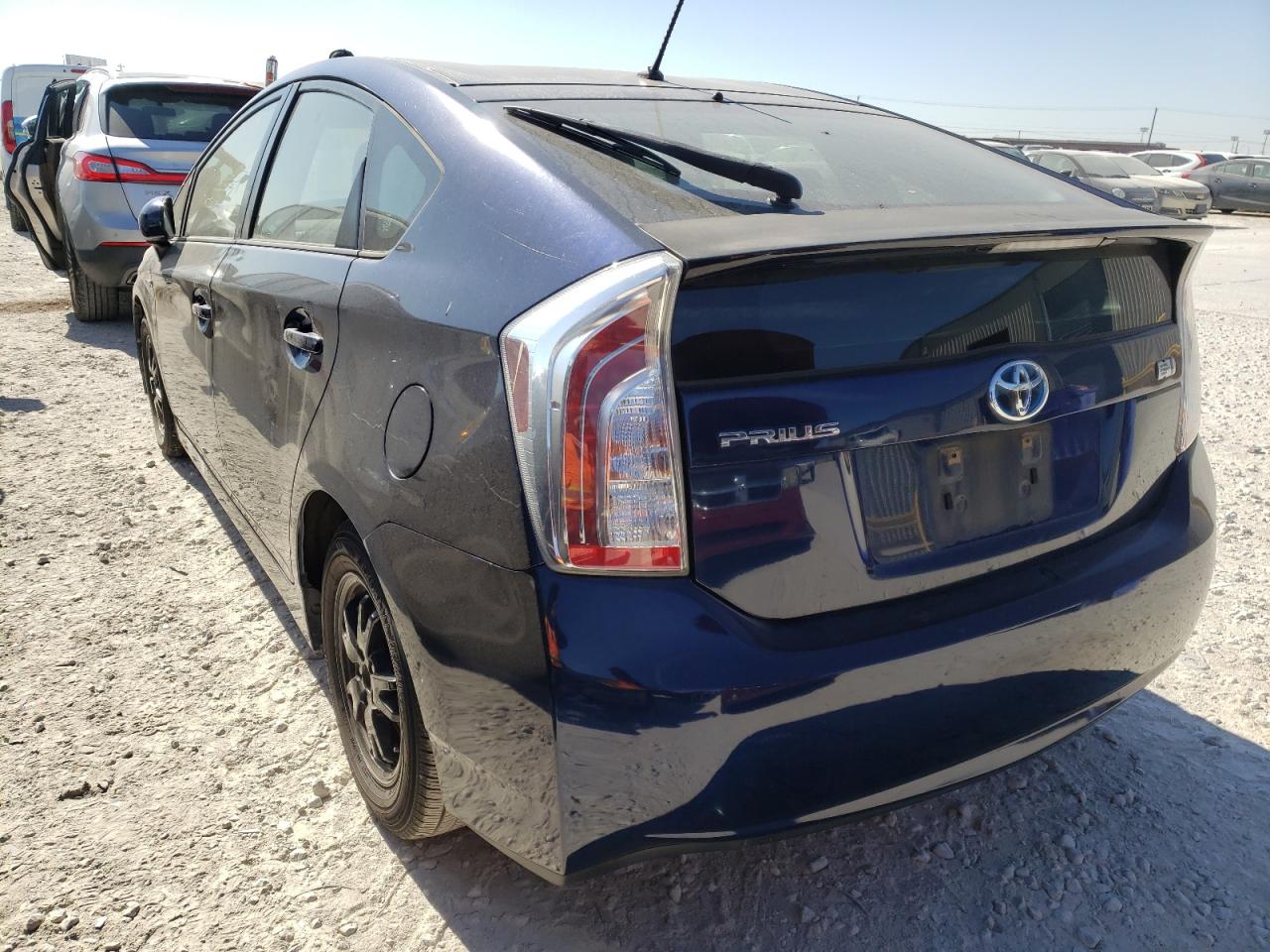 Photo 3 from auction – 2013 TOYOTA PRIUS with VIN JTDKN3DUXD1628799