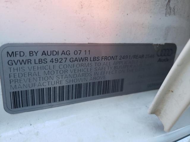 Photo 10 from auction – 2012 AUDI A4 PREMIUM with VIN WAUFFAFLXCN005646