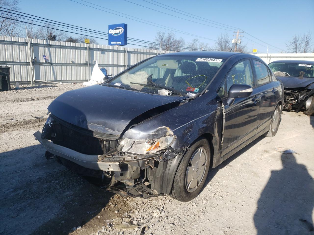 Photo 2 from auction – 2006 HONDA CIVIC HYBR with VIN JHMFA36206S019189