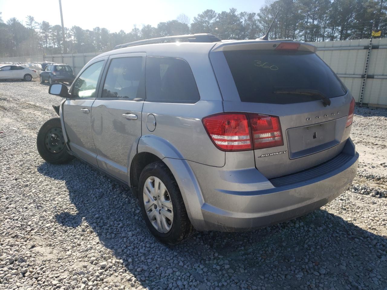 Photo 3 from auction – 2017 DODGE JOURNEY SE with VIN 3C4PDCAB2HT617452