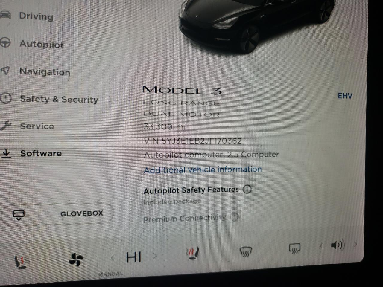 Photo 8 from auction – 2018 TESLA MODEL 3 with VIN 5YJ3E1EB2JF170362