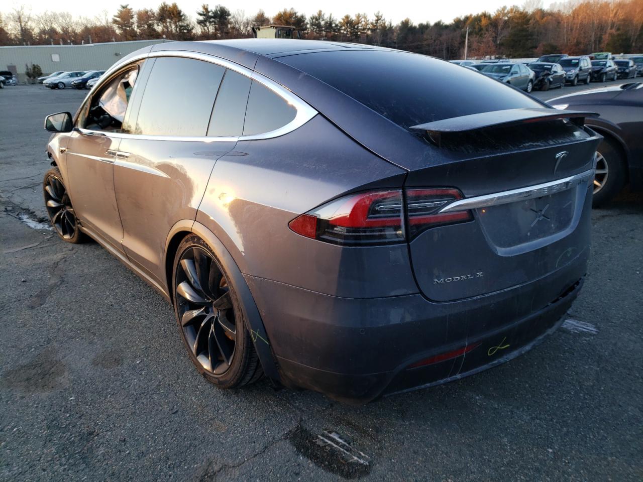 Photo 3 from auction – 2021 TESLA MODEL X with VIN 5YJXCBE20MF316114