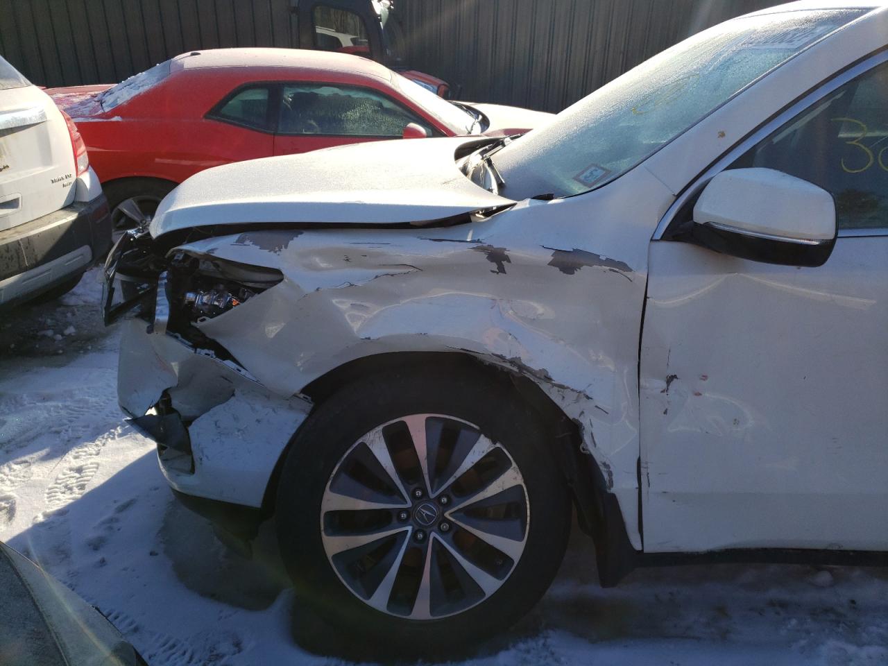 Photo 9 from auction – 2016 ACURA MDX TECHNO with VIN 5FRYD4H49GB053005