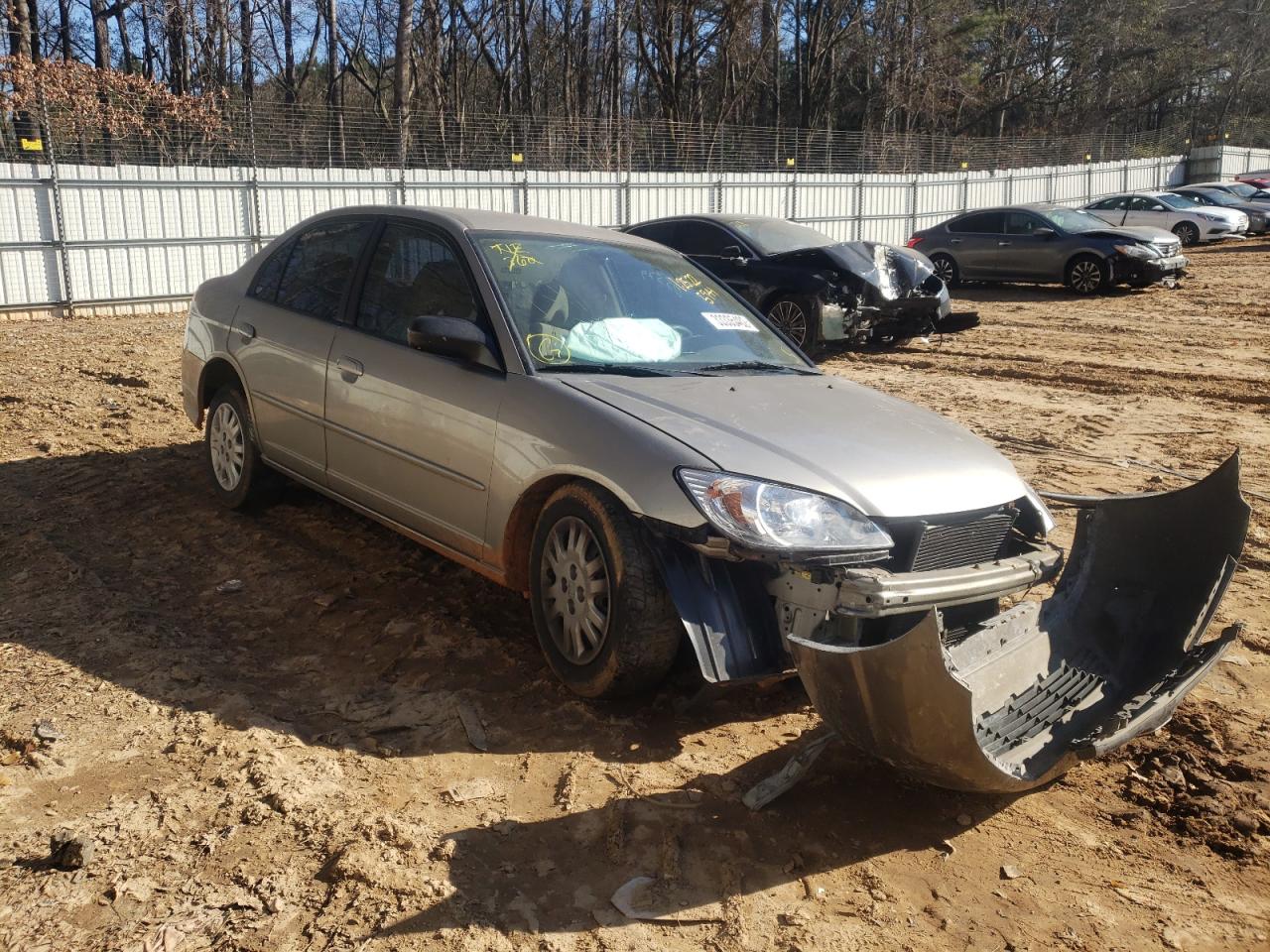 HONDA CIVIC LX 2005 with VIN 2HGES16535H525941 - Photo from auction