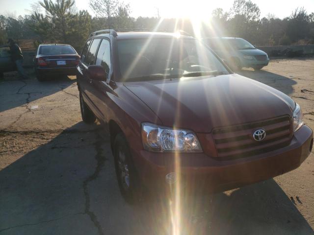 TOYOTA HIGHLANDER 2005 with VIN JTEEP21A150118341 - Photo from auction