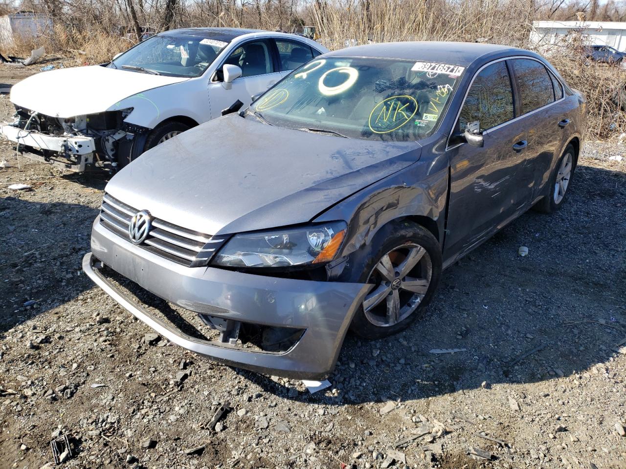 Photo 2 from auction – 2014 VOLKSWAGEN PASSAT SE with VIN 1VWBP7A35EC006885