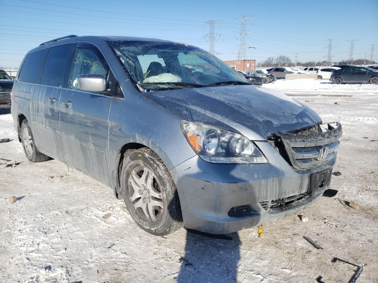 HONDA ODYSSEY EX 2006 with VIN 5FNRL38736B109161 - Photo from auction