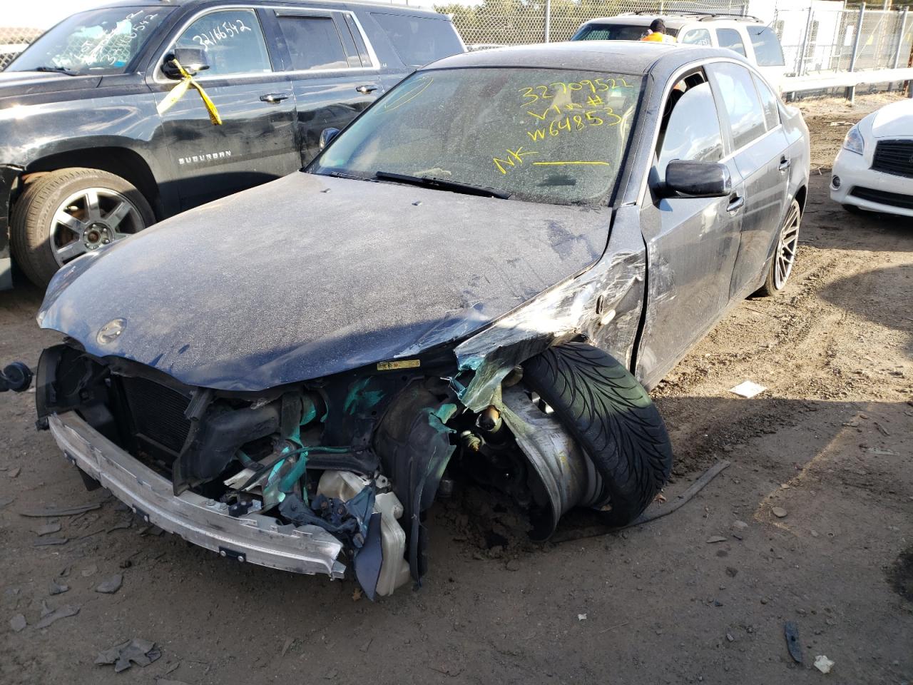 Photo 2 from auction – 2007 BMW 525 I with VIN WBANE53547CW64853