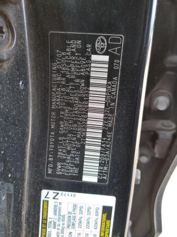 Photo 10 from auction – 2007 TOYOTA COROLLA MA with VIN 2T1KR32E67C661332
