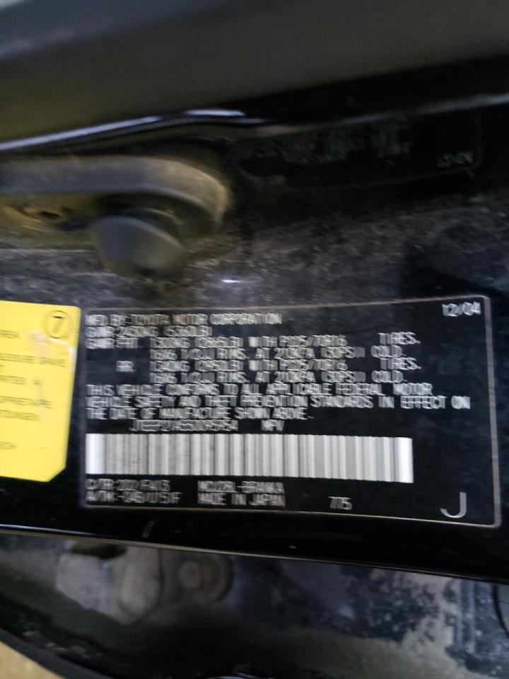 Photo 10 from auction – 2005 TOYOTA HIGHLANDER with VIN JTEEP21A550095954