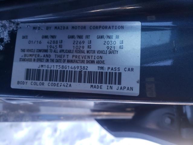 Photo 10 from auction – 2016 MAZDA 6 TOURING with VIN JM1GJ1T58G1469382