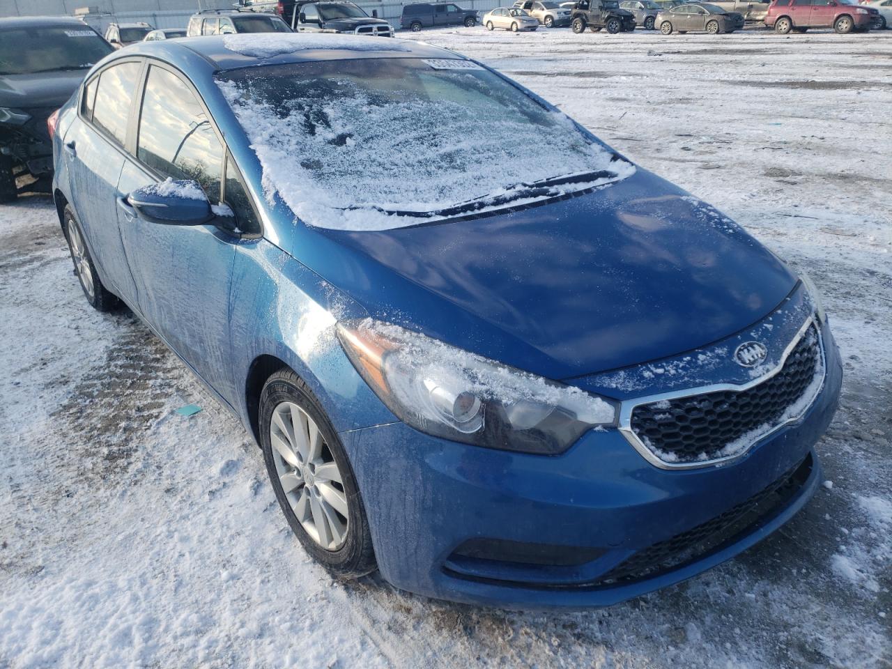 KIA FORTE LX 2014 con VIN KNAFX4A67E5176177 - Foto de la subasta