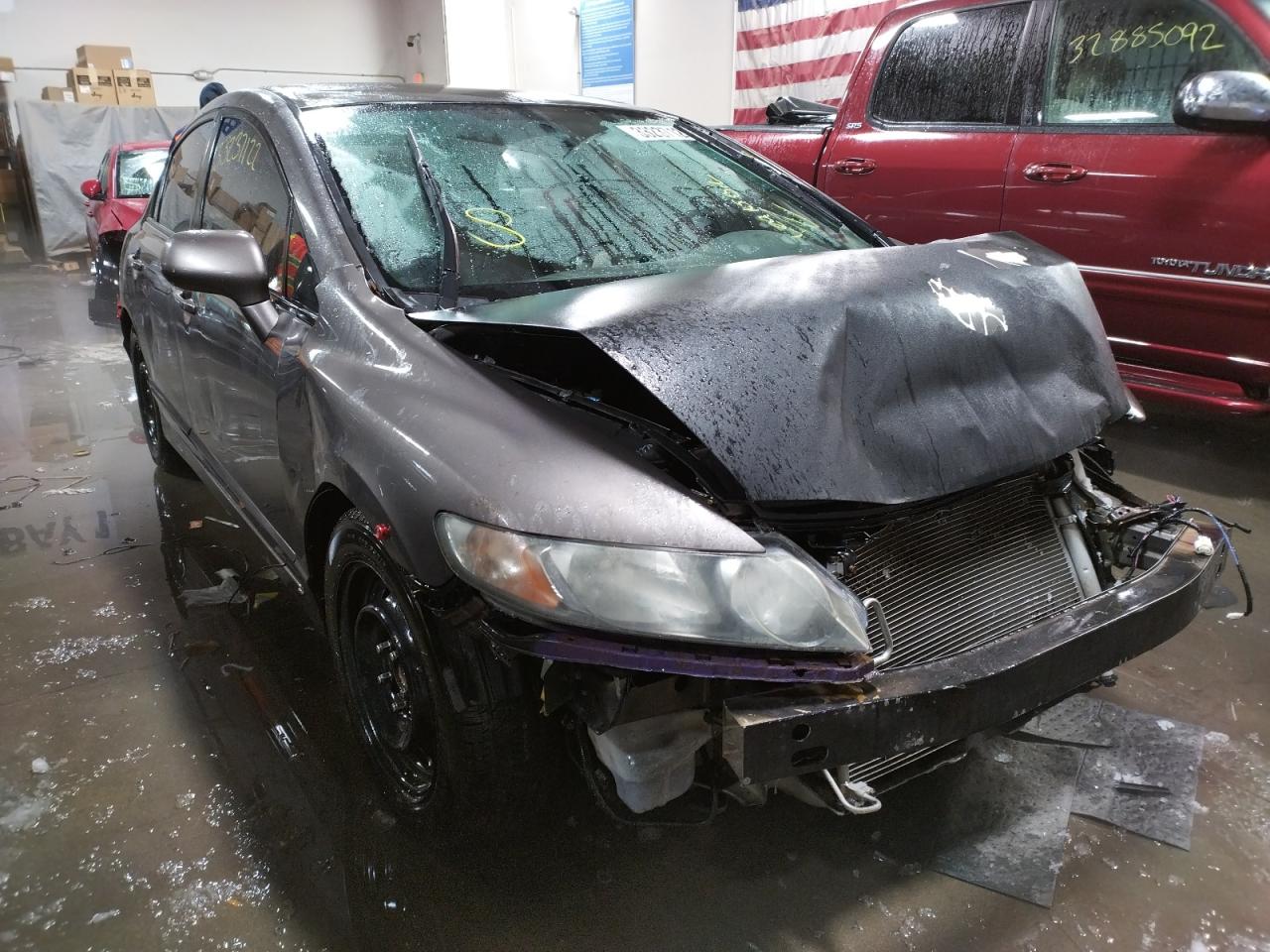 HONDA CIVIC LX 2010 with VIN 19XFA1F55AE086429 - Photo from auction