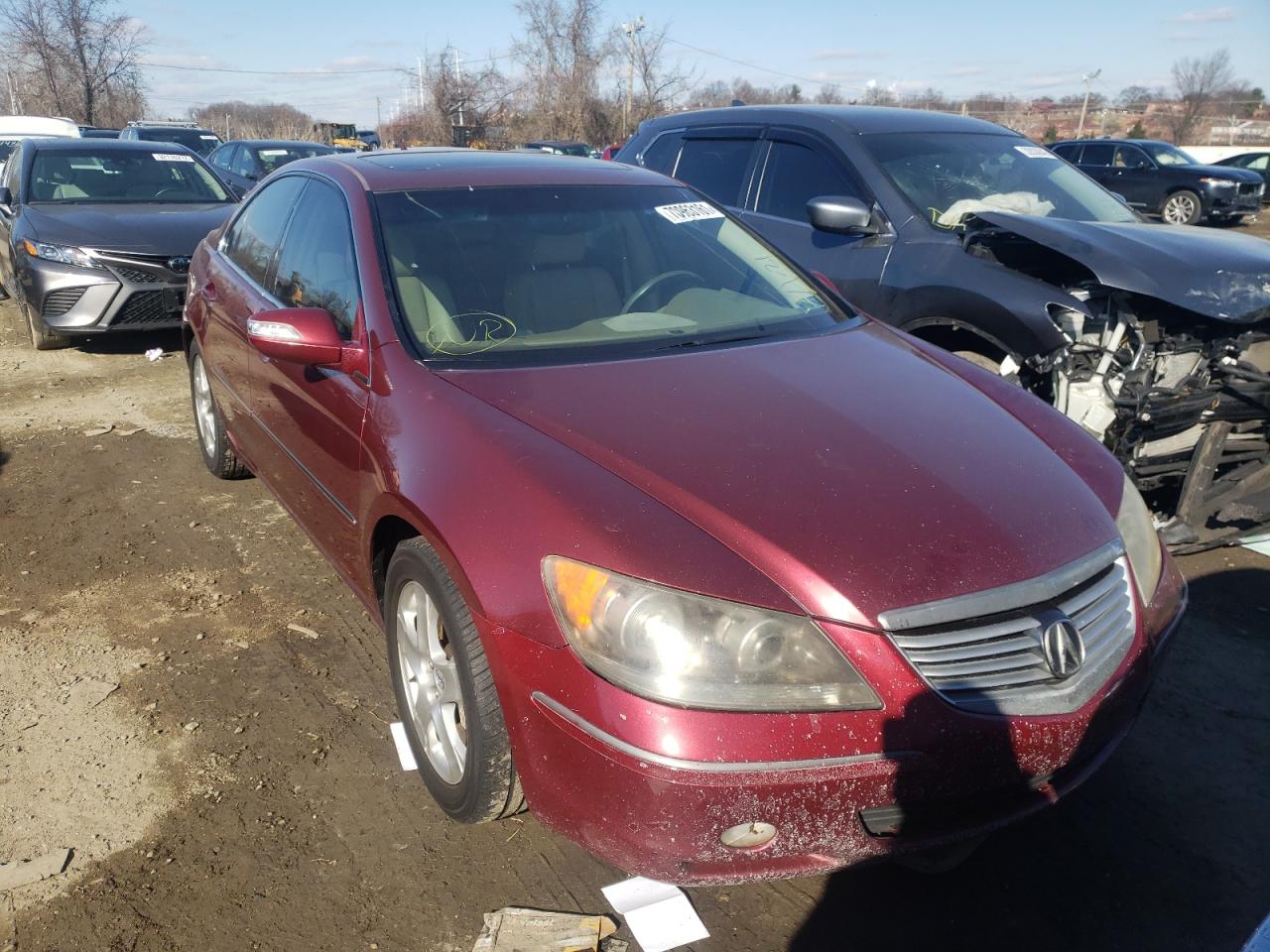 ACURA RL 2006 with VIN JH4KB16526C010062 - Photo from auction
