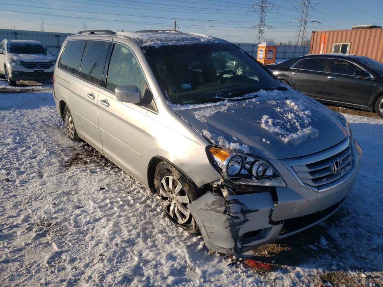 HONDA ODYSSEY EX 2010 with VIN 5FNRL3H63AB102789 - Photo from auction