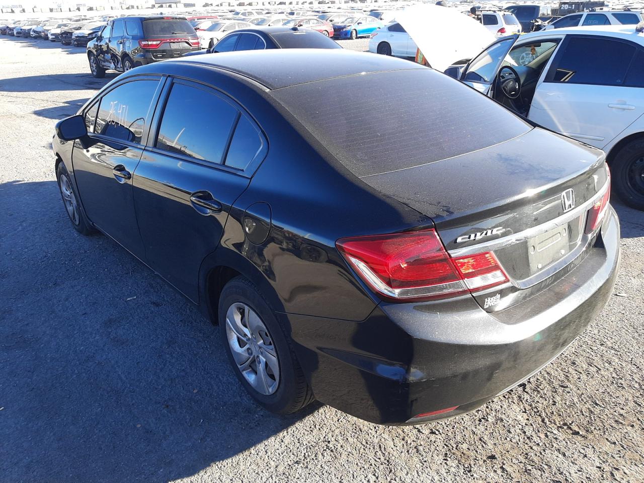 Photo 3 from auction – 2014 HONDA CIVIC LX with VIN 19XFB2F57EE216316