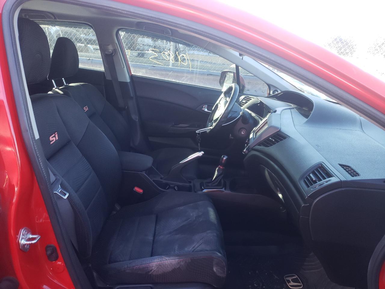 Photo 5 from auction – 2012 HONDA CIVIC SI with VIN 2HGFB6E52CH704715