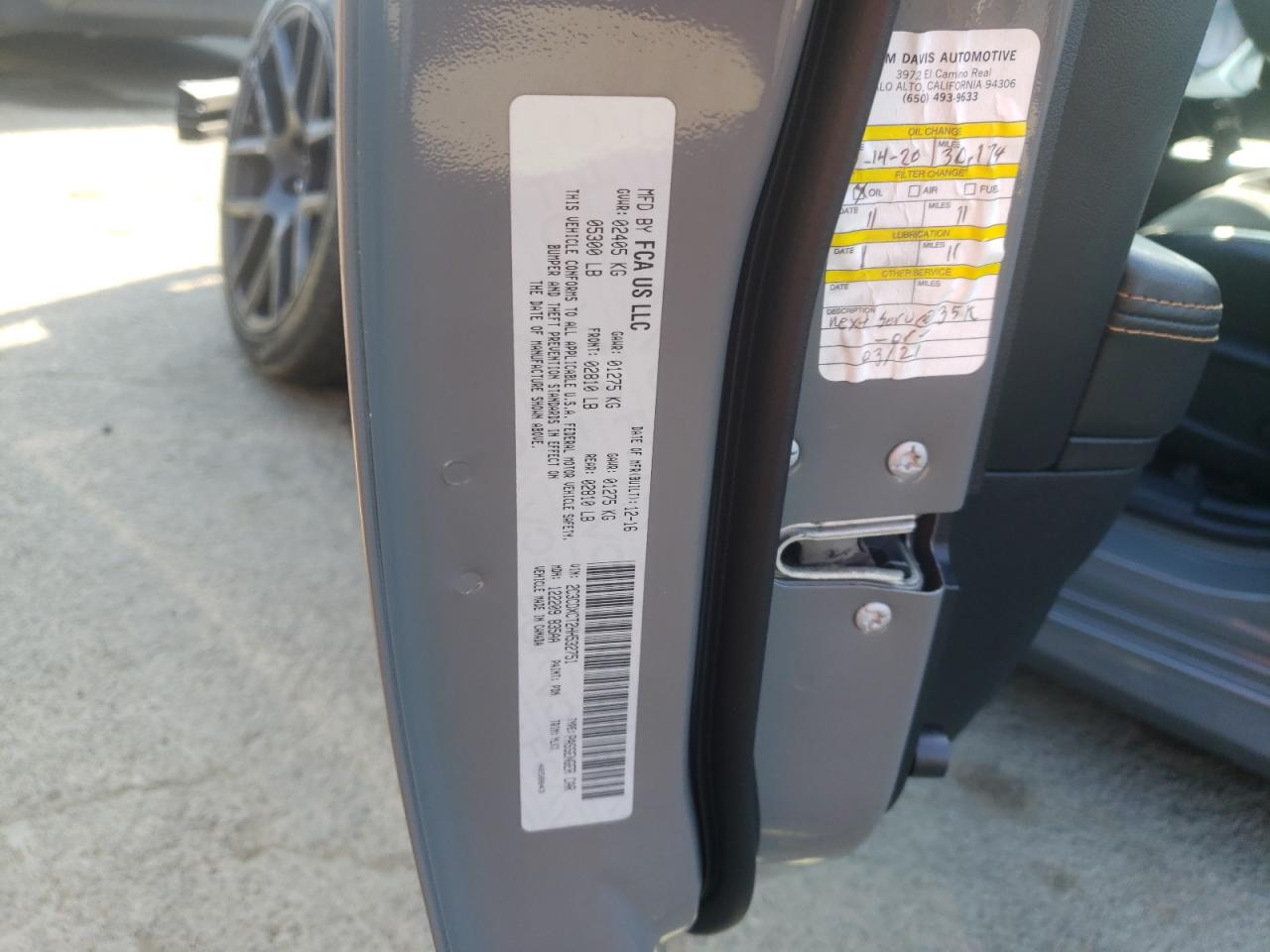 Photo 10 from auction – 2017 DODGE CHARGER R/ with VIN 2C3CDXCT2HH532751