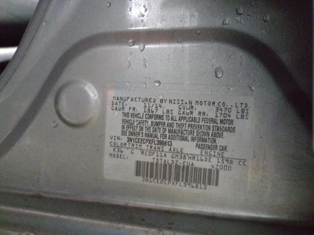 Photo 10 from auction – 2015 NISSAN VERSA NOTE with VIN 3N1CE2CPXFL396813