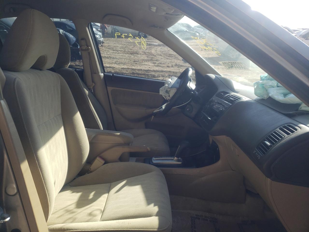 Photo 5 from auction – 2005 HONDA CIVIC LX with VIN 2HGES16535H525941