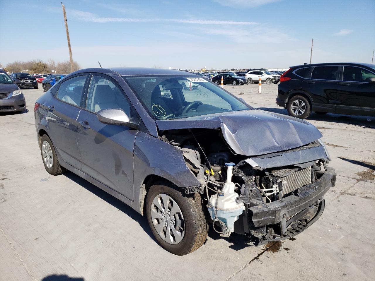 HYUNDAI ACCENT SE 2016 with VIN KMHCT4AE2GU011022 - Photo from auction