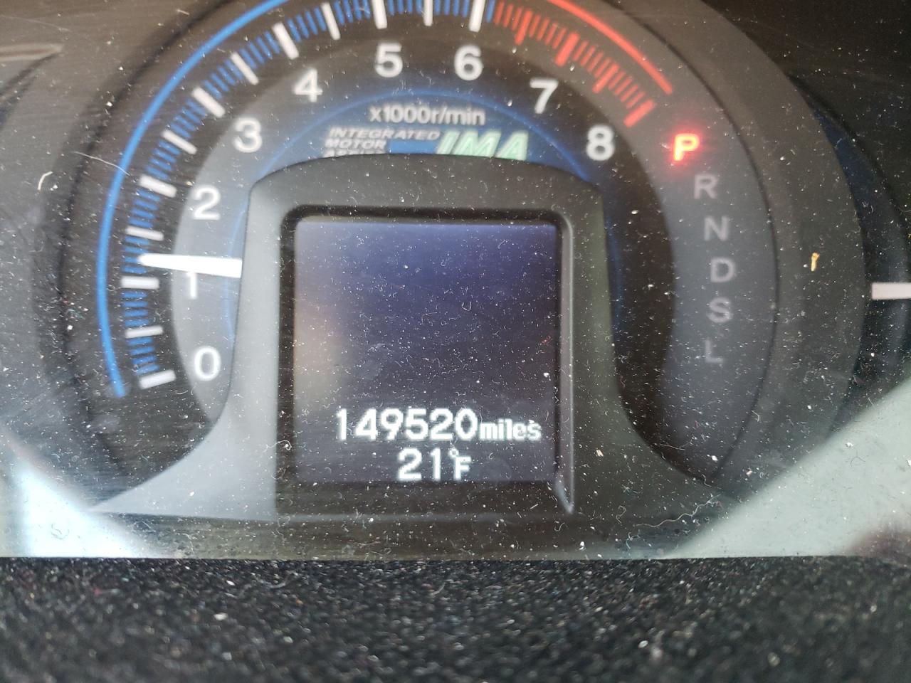 Photo 8 from auction – 2013 HONDA INSIGHT with VIN JHMZE2H33DS004197