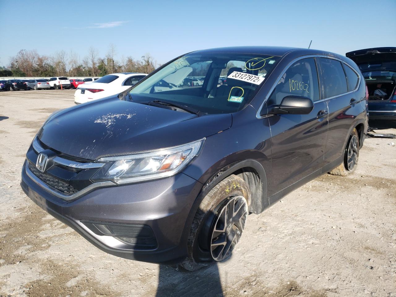 Photo 2 from auction – 2016 HONDA CR-V SE with VIN 2HKRM3H4XGH521387