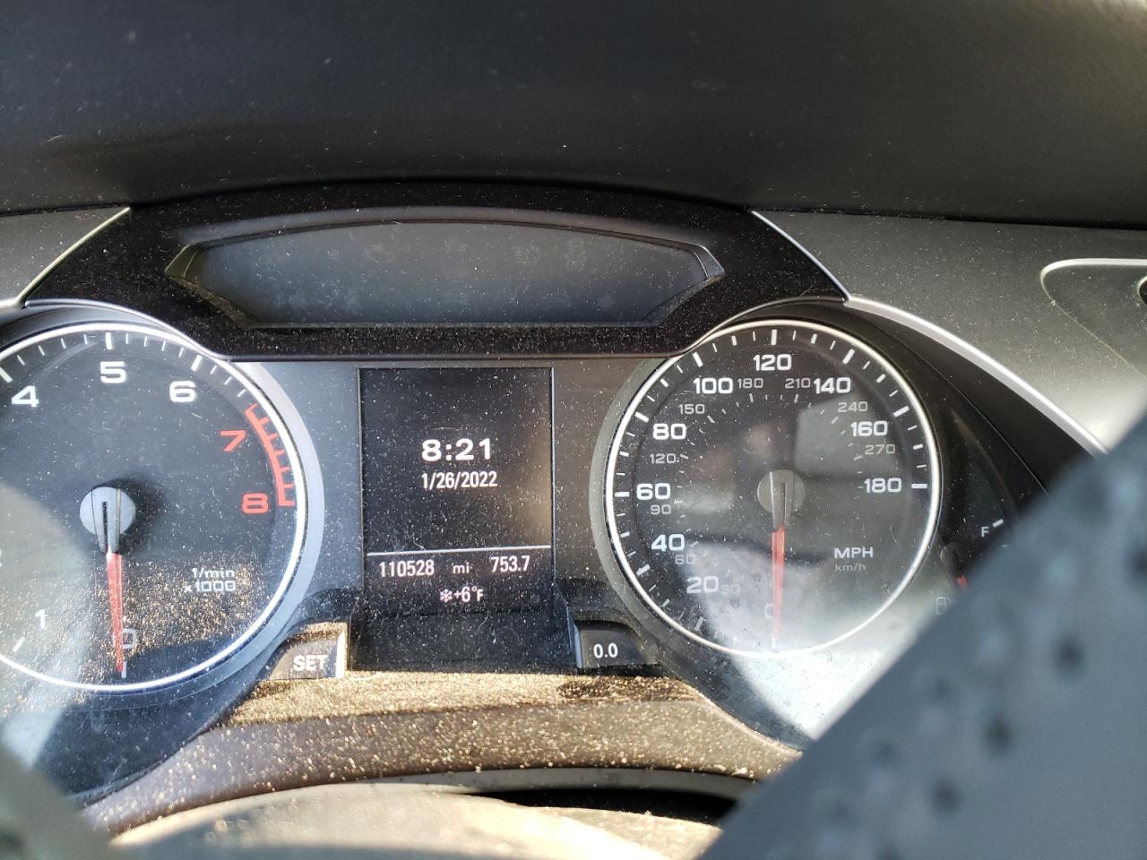 Photo 8 from auction – 2012 AUDI A4 PREMIUM with VIN WAUFFAFL7CA120583