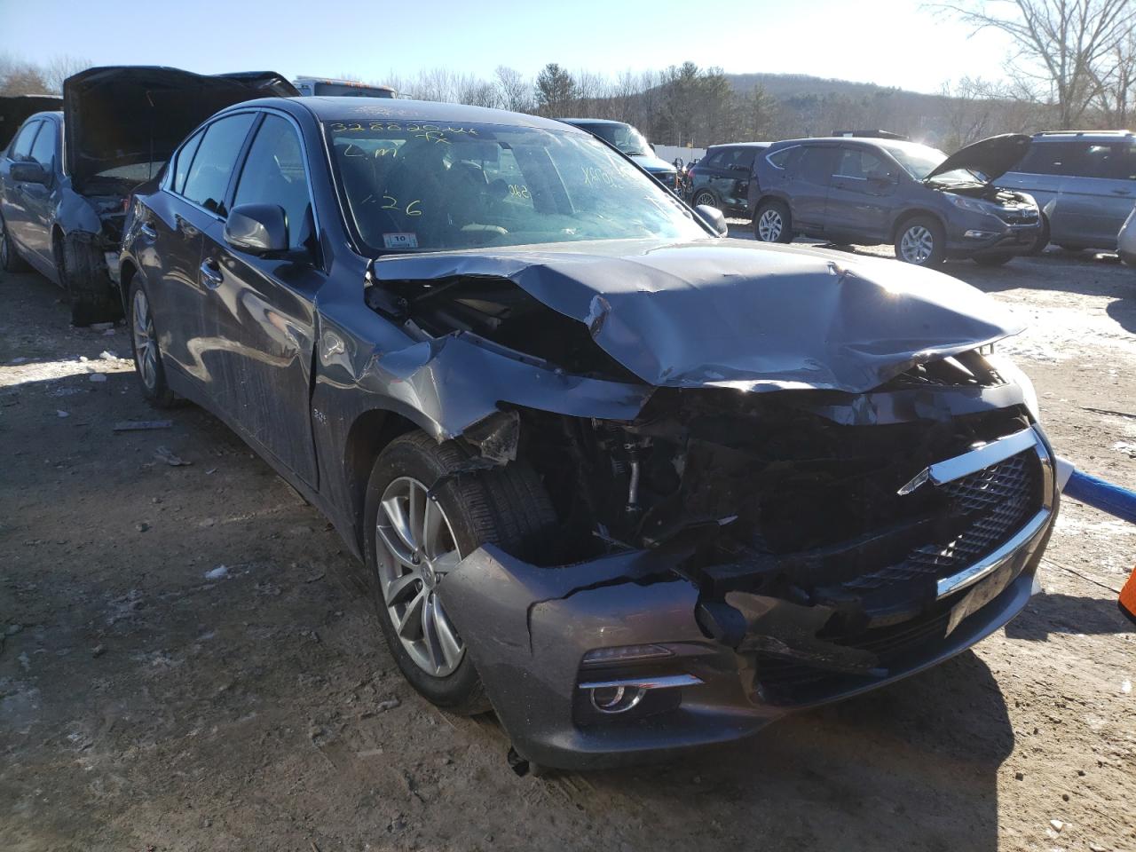 INFINITI Q50 PREMIU 2017 with VIN JN1EV7ARXHM830277 - Photo from auction