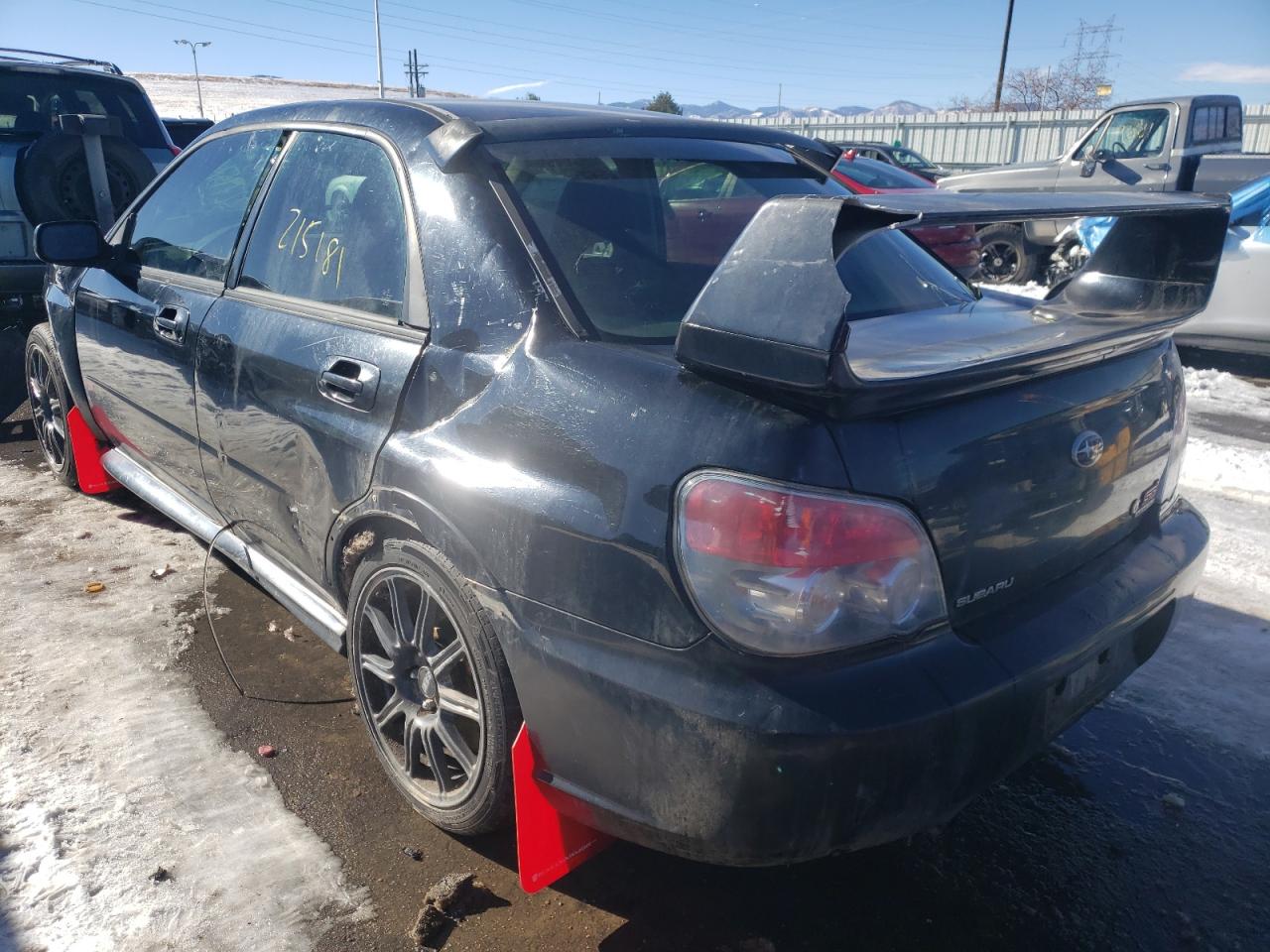 Photo 3 from auction – 2006 SUBARU IMPREZA WR with VIN JF1GD70656L504962